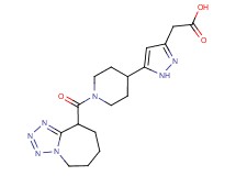{5-[1-(6,7,8,9-tetrahydro-5H-tetrazolo[1,5-a]azepin-9-ylcarbonyl)piperidin-4-yl]-1H-pyrazol-3-yl}acetic acid