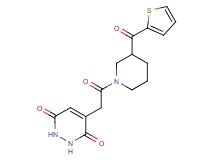 4-{2-oxo-2-[3-(2-thienylcarbonyl)piperidin-1-yl]ethyl}-1,2-dihydropyridazine-3,6-dione