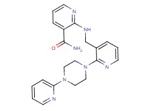 2-[({2-[4-(2-pyridinyl)-1-piperazinyl]-3-pyridinyl}methyl)amino]nicotinamide