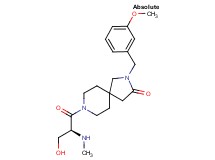 2-(3-methoxybenzyl)-8-(N-methyl-L-seryl)-2,8-diazaspiro[4.5]decan-3-one hydrochloride