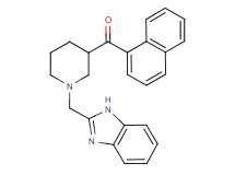 [1-(1H-benzimidazol-2-ylmethyl)-3-piperidinyl](1-naphthyl)methanone