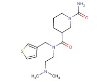 N~3~-[2-(dimethylamino)ethyl]-N~3~-(3-thienylmethyl)piperidine-1,3-dicarboxamide