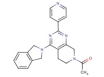 7-acetyl-4-(1,3-dihydro-2H-isoindol-2-yl)-2-pyridin-4-yl-5,6,7,8-tetrahydropyrido[3,4-d]pyrimidine