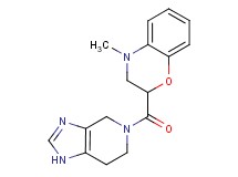4-methyl-2-(1,4,6,7-tetrahydro-5H-imidazo[4,5-c]pyridin-5-ylcarbonyl)-3,4-dihydro-2H-1,4-benzoxazine