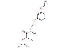N-[2-(3-ethoxyphenoxy)ethyl]-2-isopropoxy-N-methylpropanamide