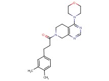 7-[3-(3,4-dimethylphenyl)propanoyl]-4-(4-morpholinyl)-5,6,7,8-tetrahydropyrido[3,4-d]pyrimidine