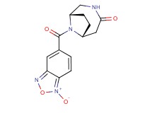 (1S*,6R*)-9-[(1-oxido-2,1,3-benzoxadiazol-5-yl)carbonyl]-3,9-diazabicyclo[4.2.1]nonan-4-one