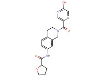 N-{2-[(5-hydroxypyrazin-2-yl)carbonyl]-1,2,3,4-tetrahydroisoquinolin-7-yl}tetrahydrofuran-2-carboxamide