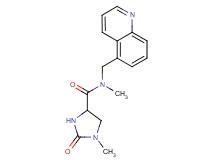 N,1-dimethyl-2-oxo-N-(5-quinolinylmethyl)-4-imidazolidinecarboxamide