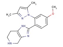 2-[2-(3,5-dimethyl-1H-pyrazol-1-yl)-4-methoxyphenyl]-4,5,6,7-tetrahydro-1H-imidazo[4,5-c]pyridine dihydrochloride