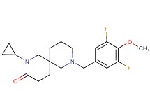 2-cyclopropyl-8-(3,5-difluoro-4-methoxybenzyl)-2,8-diazaspiro[5.5]undecan-3-one