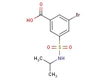 3-bromo-5-[(isopropylamino)sulfonyl]benzoic acid