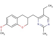 5-ethyl-4-[(7-methoxy-3,4-dihydro-2H-chromen-3-yl)methyl]-2-methylpyrimidine