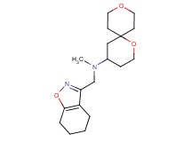 1,9-dioxaspiro[5.5]undec-4-yl(methyl)(4,5,6,7-tetrahydro-1,2-benzisoxazol-3-ylmethyl)amine