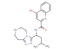 4-hydroxy-N-[3-methyl-1-(6,7,8,9-tetrahydro-5H-[1,2,4]triazolo[4,3-d][1,4]diazepin-3-yl)butyl]-2-quinolinecarboxamide