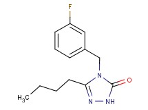 5-butyl-4-(3-fluorobenzyl)-2,4-dihydro-3H-1,2,4-triazol-3-one
