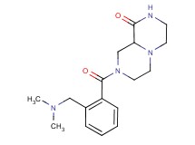 8-{2-[(dimethylamino)methyl]benzoyl}hexahydro-2H-pyrazino[1,2-a]pyrazin-1(6H)-one
