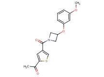 1-(4-{[3-(3-methoxyphenoxy)-1-azetidinyl]carbonyl}-2-thienyl)ethanone