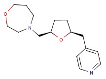 4-{[(2R*,5S*)-5-(pyridin-4-ylmethyl)tetrahydrofuran-2-yl]methyl}-1,4-oxazepane