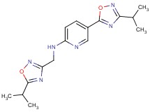 5-(3-isopropyl-1,2,4-oxadiazol-5-yl)-N-[(5-isopropyl-1,2,4-oxadiazol-3-yl)methyl]-2-pyridinamine
