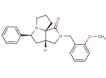 (3aS*,5S*,9aS*)-2-(2-methoxybenzyl)-5-phenylhexahydro-7H-pyrrolo[3,4-g]pyrrolizin-1(2H)-one