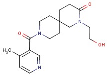 2-(2-hydroxyethyl)-9-[(4-methylpyridin-3-yl)carbonyl]-2,9-diazaspiro[5.5]undecan-3-one