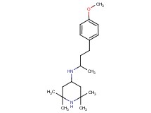 N-[3-(4-methoxyphenyl)-1-methylpropyl]-2,2,6,6-tetramethyl-4-piperidinamine