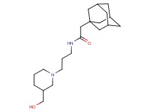 2-(1-adamantyl)-N-{3-[3-(hydroxymethyl)piperidin-1-yl]propyl}acetamide