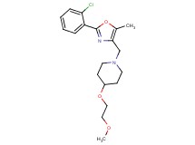 1-{[2-(2-chlorophenyl)-5-methyl-1,3-oxazol-4-yl]methyl}-4-(2-methoxyethoxy)piperidine