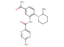 N-[5-(aminocarbonyl)-2-(2-methylpiperidin-1-yl)phenyl]-5-hydroxypyrazine-2-carboxamide