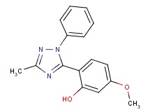 5-methoxy-2-(3-methyl-1-phenyl-1H-1,2,4-triazol-5-yl)phenol