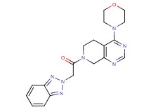 7-(2H-1,2,3-benzotriazol-2-ylacetyl)-4-morpholin-4-yl-5,6,7,8-tetrahydropyrido[3,4-d]pyrimidine