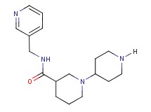 N-(pyridin-3-ylmethyl)-1,4'-bipiperidine-3-carboxamide