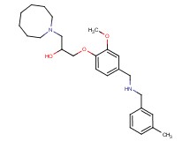 1-(1-azocanyl)-3-(2-methoxy-4-{[(3-methylbenzyl)amino]methyl}phenoxy)-2-propanol