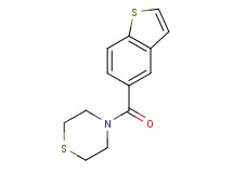 4-(1-benzothien-5-ylcarbonyl)thiomorpholine