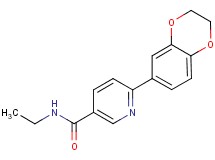 6-(2,3-dihydro-1,4-benzodioxin-6-yl)-N-ethylnicotinamide