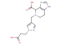 5-{[1-(2-carboxyethyl)-1H-pyrazol-4-yl]methyl}-4,5,6,7-tetrahydro-1H-imidazo[4,5-c]pyridine-4-carboxylic acid