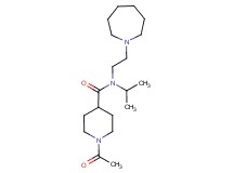 1-acetyl-N-(2-azepan-1-ylethyl)-N-isopropylpiperidine-4-carboxamide