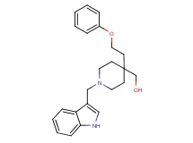 [1-(1H-indol-3-ylmethyl)-4-(2-phenoxyethyl)-4-piperidinyl]methanol