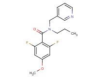 2,6-difluoro-4-methoxy-N-propyl-N-(pyridin-3-ylmethyl)benzamide