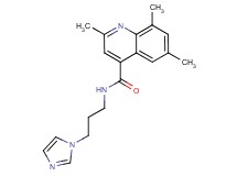 N-[3-(1H-imidazol-1-yl)propyl]-2,6,8-trimethyl-4-quinolinecarboxamide