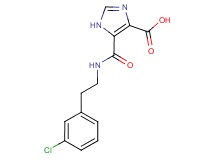 5-({[2-(3-chlorophenyl)ethyl]amino}carbonyl)-1H-imidazole-4-carboxylic acid
