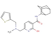 N-2-adamantyl-2-hydroxy-6-{[methyl(2-thienylmethyl)amino]methyl}nicotinamide