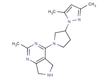 4-[3-(3,5-dimethyl-1H-pyrazol-1-yl)-1-pyrrolidinyl]-2-methyl-6,7-dihydro-5H-pyrrolo[3,4-d]pyrimidine