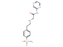 2-({2-[4-(aminosulfonyl)phenyl]ethyl}amino)-N-pyrazin-2-ylacetamide