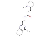 3-(1-methylpiperidin-2-yl)-N-[2-(4-methyl-5,6,7,8-tetrahydroquinazolin-2-yl)ethyl]propanamide