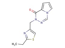 2-[(2-ethyl-1,3-thiazol-4-yl)methyl]pyrrolo[1,2-d][1,2,4]triazin-1(2H)-one