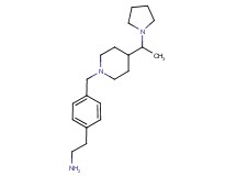 {2-[4-({4-[1-(1-pyrrolidinyl)ethyl]-1-piperidinyl}methyl)phenyl]ethyl}amine dihydrochloride