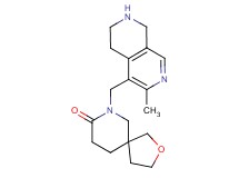 7-[(3-methyl-5,6,7,8-tetrahydro-2,7-naphthyridin-4-yl)methyl]-2-oxa-7-azaspiro[4.5]decan-8-one