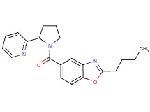 2-butyl-5-{[2-(2-pyridinyl)-1-pyrrolidinyl]carbonyl}-1,3-benzoxazole